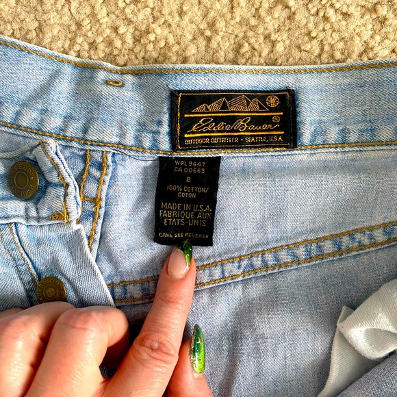 Vintage high-rise Eddie Bauer mom shorts - Picture 3 of 7